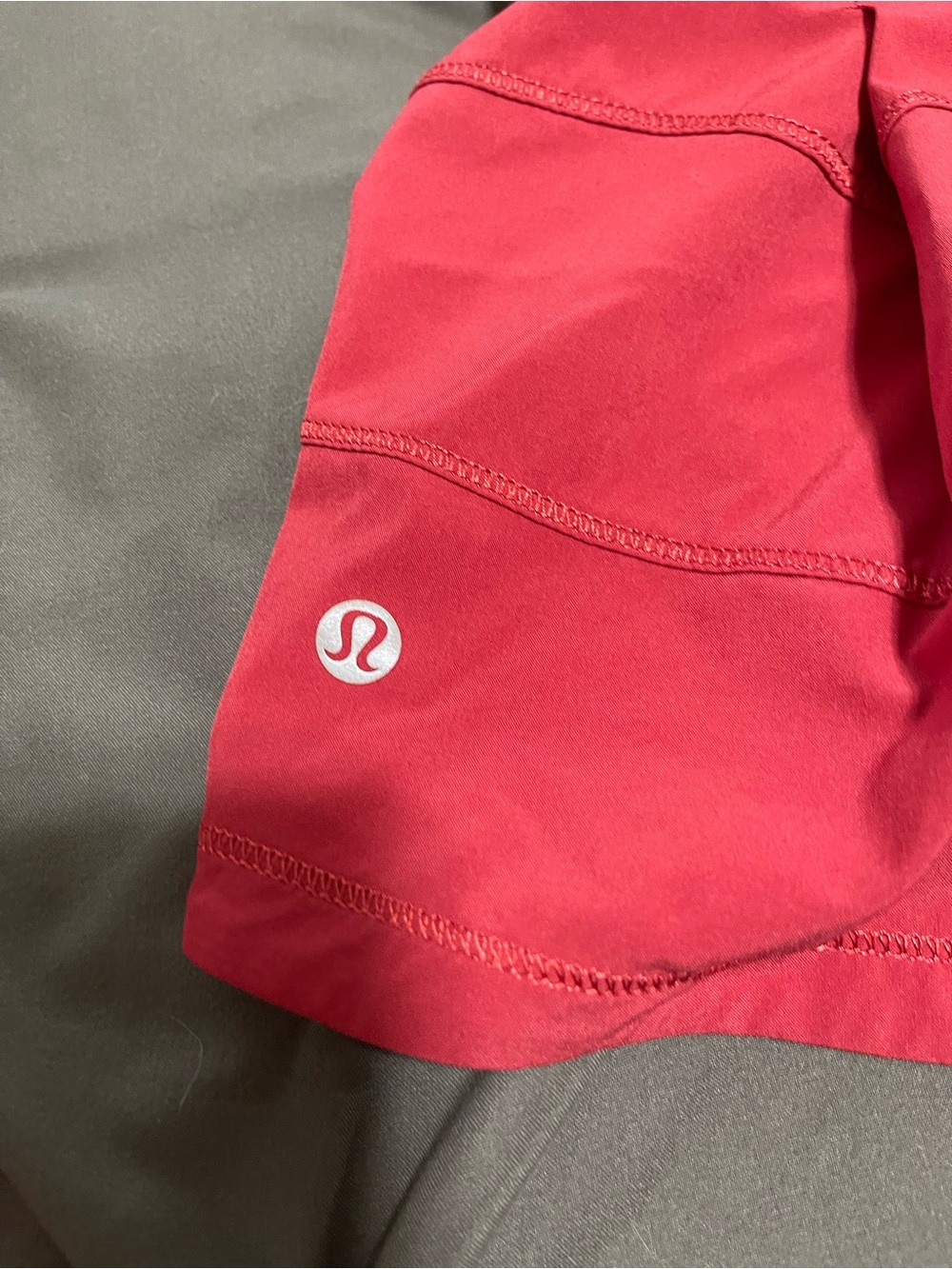 Lululemon Pink Red Multi Athletic Skort RARE - Picture 6 of 7